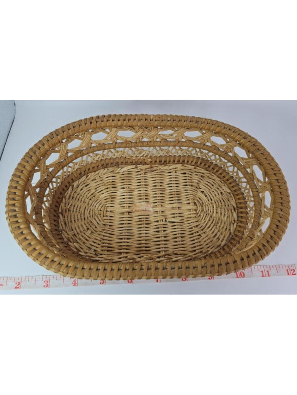 Basket Miniature Wicker Made in The Peoples Republic 9x6"